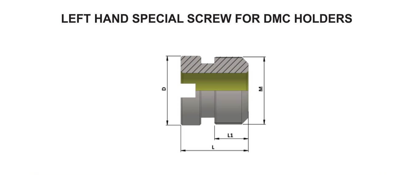 DMC-10 M16 X 1.5P Left Hand Special Screw for DMC Holder